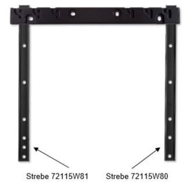 WM 67 Wandhalterung starr